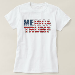 T-shirt Trump Merica 4 juillet Drapeau américain Murica