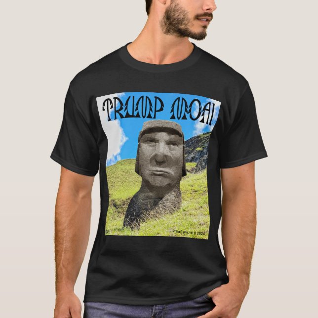 T-shirt Trump Moai (Devant)