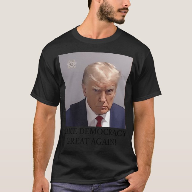 T-shirt Trump Mushot Rendre sa grandeur à la démocratie (Devant)