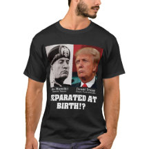 Trump Mussolini - Séparé Par La Lutte Contre Trump