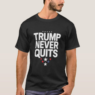 T-shirt Trump n'abandonne jamais Vote patriotique Trump 20