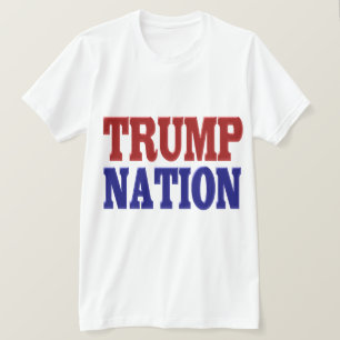 T-shirt Trump Nation bleu