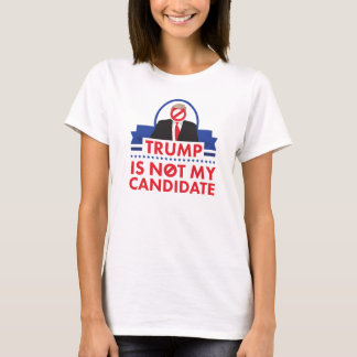 T-shirt Trump n'est pas ma candidate Débardeur féminine