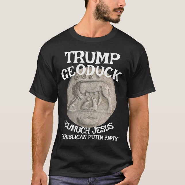 T-shirt Trump Nipple Sucker Jesus Républicain Pee Party (Devant)