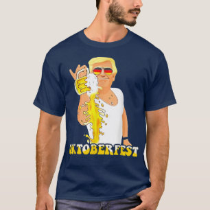 T-shirt Trump Oktoberfest Drick Team Beer Mug Allemagne Bi