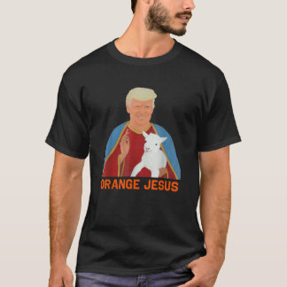 T-shirt Trump Orange Jesus Funny meme chrétienne femmes ho