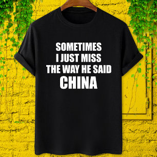 T-shirt Trump Parfois, il me manque juste la manière dont 