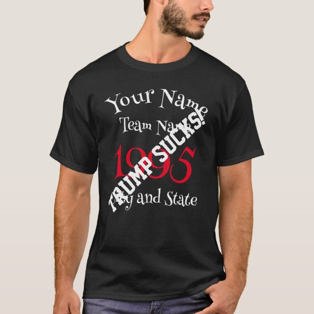 T-shirt Trump Party Athletic Sports Jersey Team Année Vill (Devant)