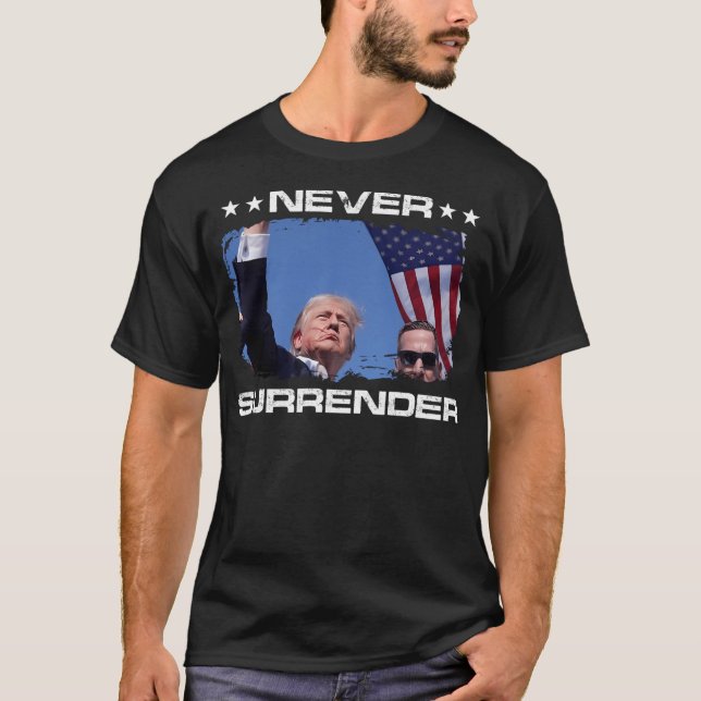 T-shirt Trump Pennsylvania Rally Shot - Donald Trump 2024 (Devant)