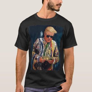 T-shirt Trump President counting money Funny 