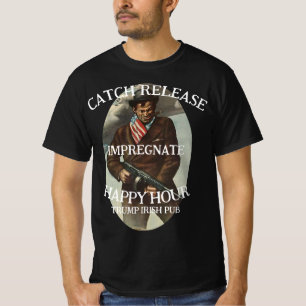 T-SHIRT TRUMP PUB SAISIR ENGROSSER LIBÉRER GRIL