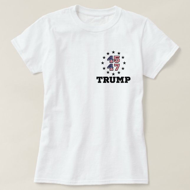 T-shirt Trump QR Code, 45/47 Trump YMCA dance QR Code (Design devant)