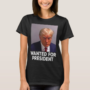 T-shirt Trump Recherché pour le président 2024