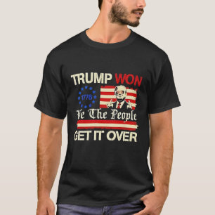 T-shirt Trump remporte la victoire du peuple sur l'inflati
