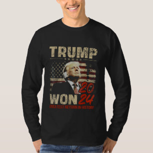 T-shirt Trump remporte le plus grand retour de l'histoire
