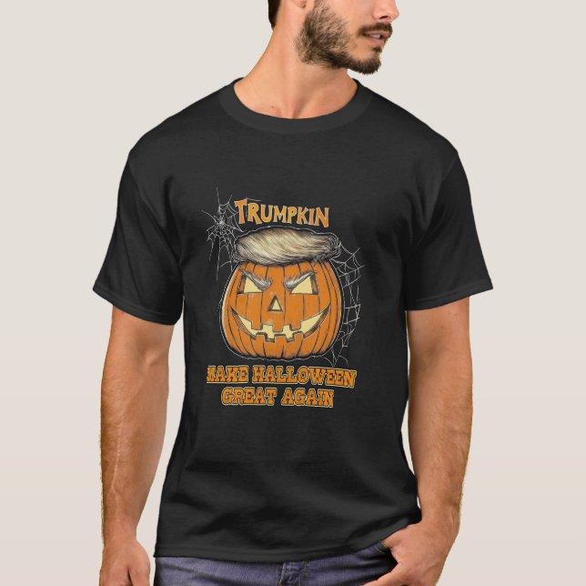 T-shirt Trump rend Halloween grand à nouveau Trumpkin drôl (Devant)