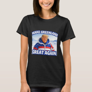 T-shirt Trump Rendre sa grandeur au Groenland Trump au dra