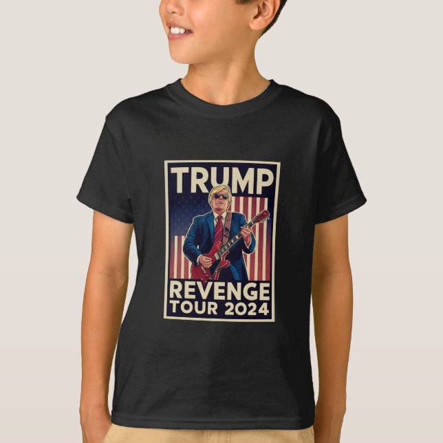 T-shirt Trump Revenge Tour 2024 Élections politiques 2024 (Devant)
