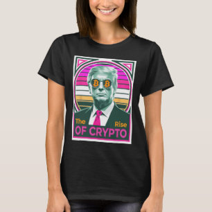 T-shirt Trump Sarcastique Montée De Crypto Bitcoin King Tr