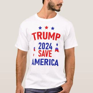 T-shirt Trump Sauvez l'Amérique 2024