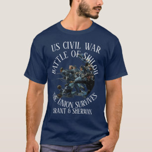 T-SHIRT TRUMP SHILOH US GUERRE DE SÉCESSION GRANT & SHERMA