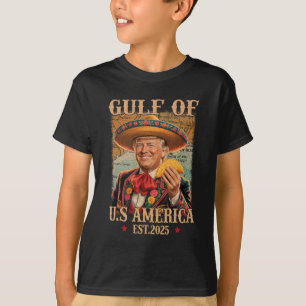 T-shirt Trump Shirt drôle Amérique du Golfe Est 2025 Trump