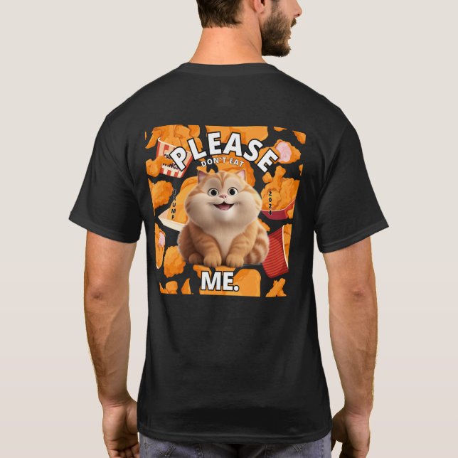 T-shirt Trump "S'il vous plaît ne me mangez pas". (Dos)