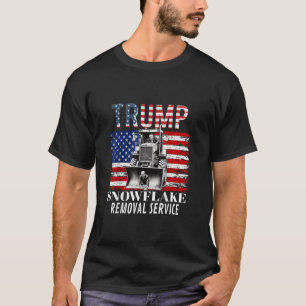 T-shirt Trump Snowflake Service d'enlèvement Funny Donald