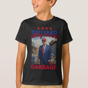 T-shirt Trump Sortir Le Garbyge 2024 Drôle Trump