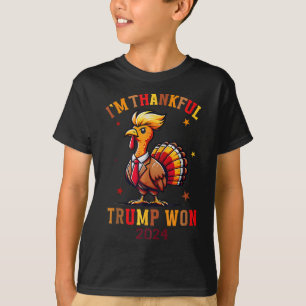 T-shirt Trump Thanksgiving Je remercie Trump Won