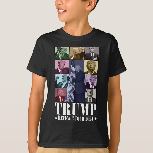 T-shirt Trump The Revenge Tour 2024 drôle (Devant)