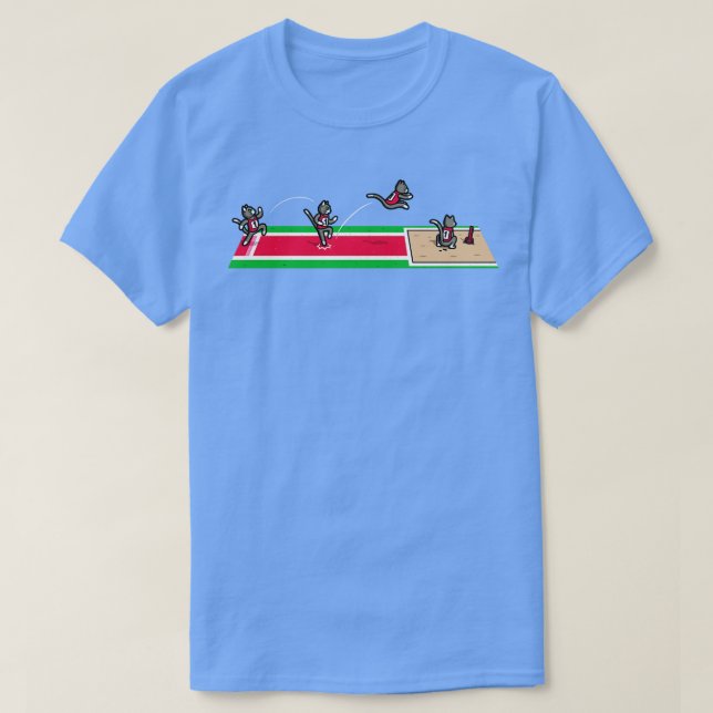 T-shirt Trump triple féline (Design devant)