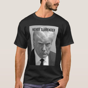 T-shirt Trump Trump Tiré Donald Trump Tiré Ne Jamais Se Re