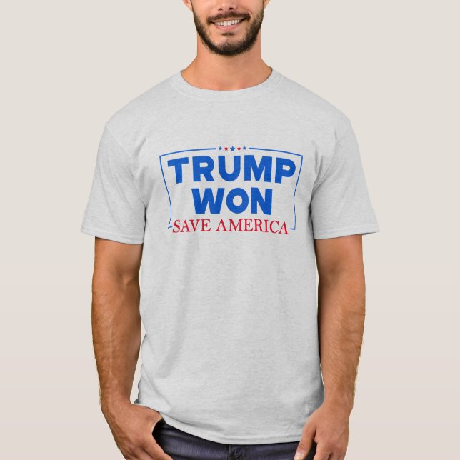 T-shirt Trump va sauver l'Amérique (Devant)