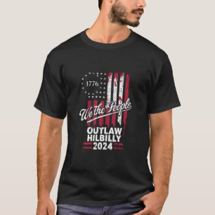 T-shirt Trump Vance 2024 Donald Trump hors la loi Hillbill
