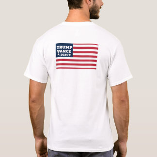 T-shirt Trump Vance 2024 Drapeau américain Tee