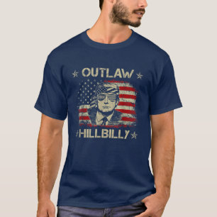 T-shirt Trump Vance 2024 J.D. Vance Outlaw Hillbilly