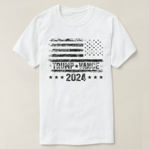 T-shirt Trump Vance '24 Vintage 2024