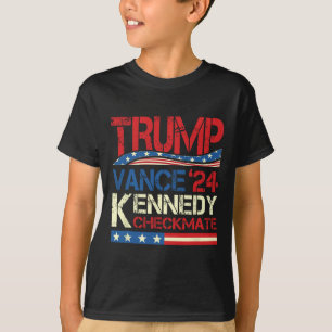 T-shirt Trump Vance Kennedy Échec et Mat Élection 2025 Rép