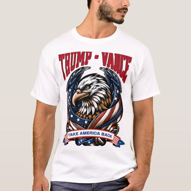 T-shirt Trump Vance - Reprendre l'Amérique (Devant)