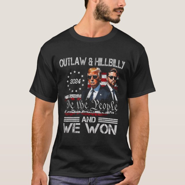 T-shirt Trump Vance We Won Win Inauguration Day 2025 47th (Devant)