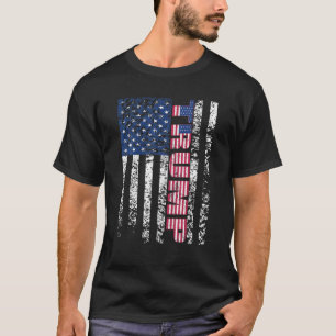 T-shirt Trump Vintage rétro détendu États-Unis Drapeau amé