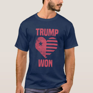 T-shirt Trump Won   Élections Républicaines Conservatrices