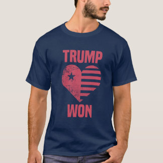 T-shirt Trump Won | Élections Républicaines Conservatrices