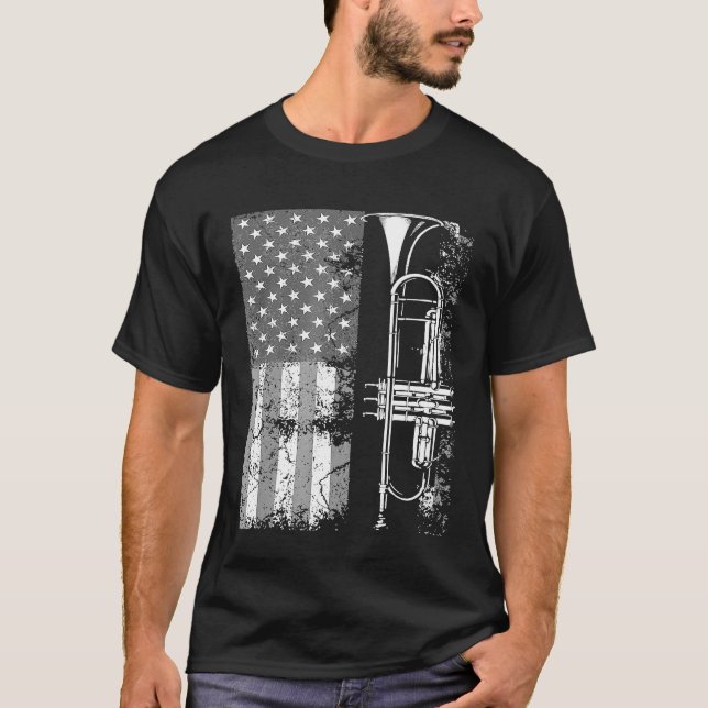 T-shirt Trumpet - Drôle Joueur De Trumpet Pour Hommes Femm (Devant)