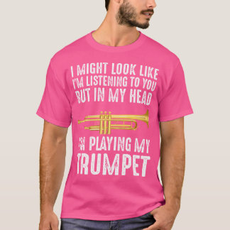 T-shirt Trumpet Player Marching Band Hommes Femmes Drôle T
