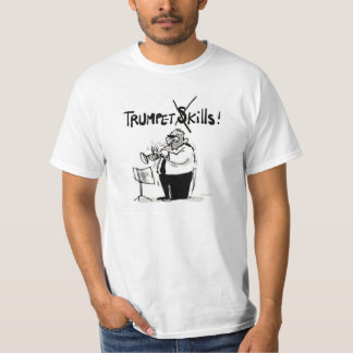 T-shirt : "trumpet skills"