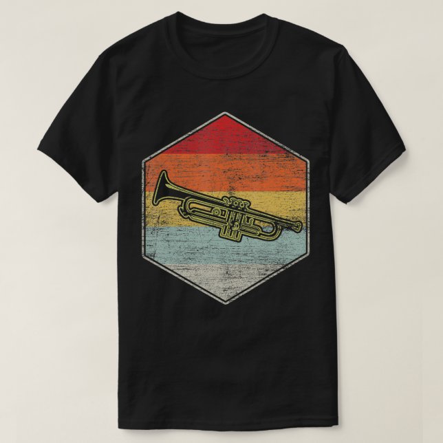 T-shirt Trumpet vintage (Design devant)