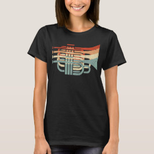 T-shirt Trumpeter de musique de jazz de Trumpet rétro