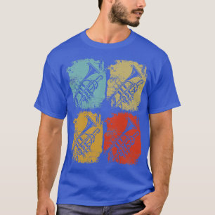 T-shirt Trumpeter Retro Vintage